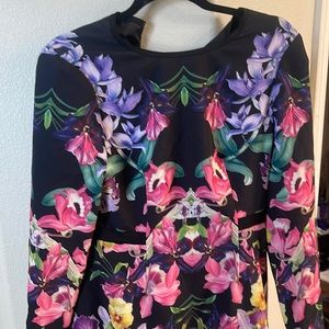 Ted Baker Floral Dress (zipper pull missing)